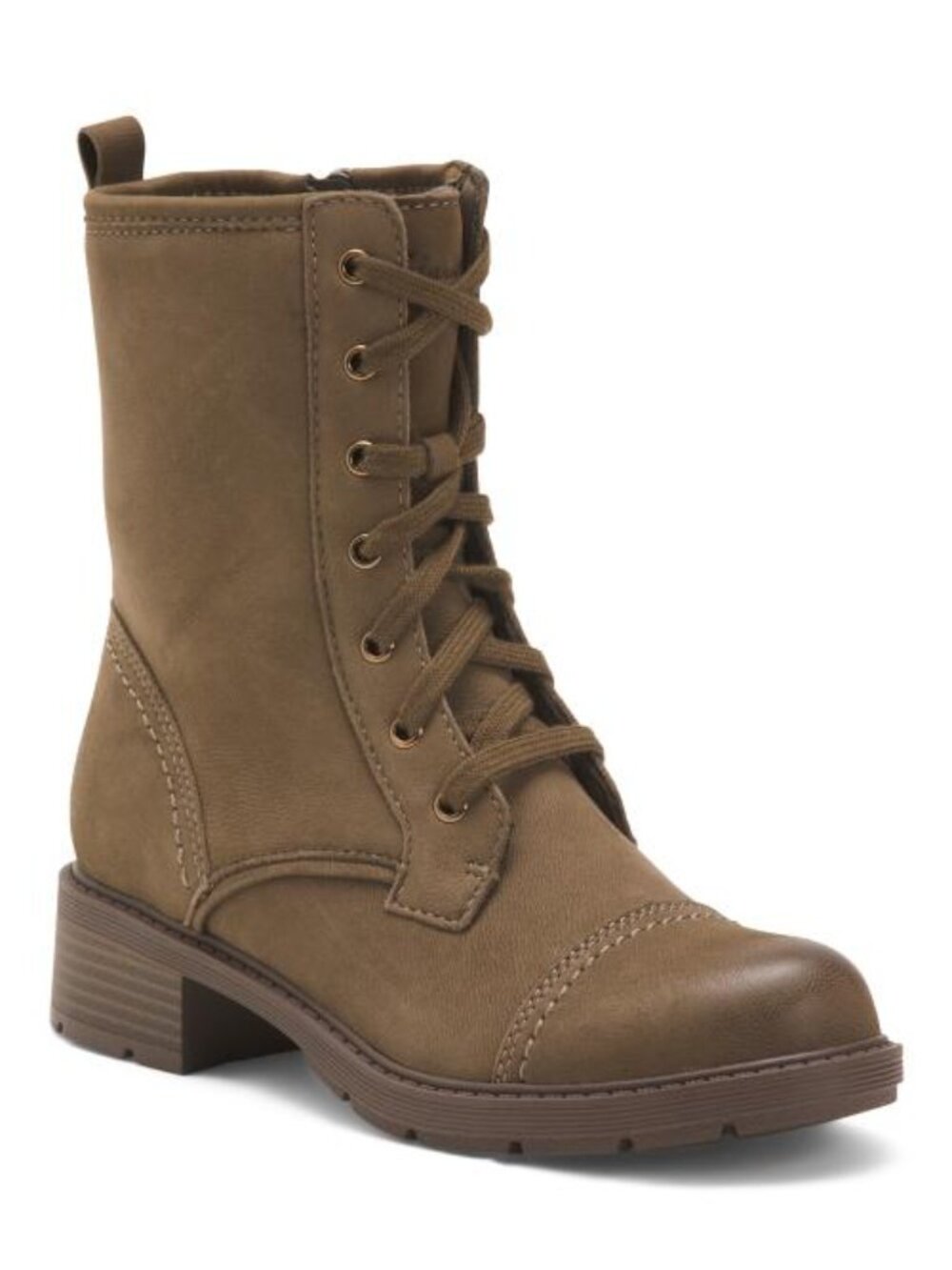 CLARKS COLLECTION Nubuck Leather Hearth Maye Comfort Boots